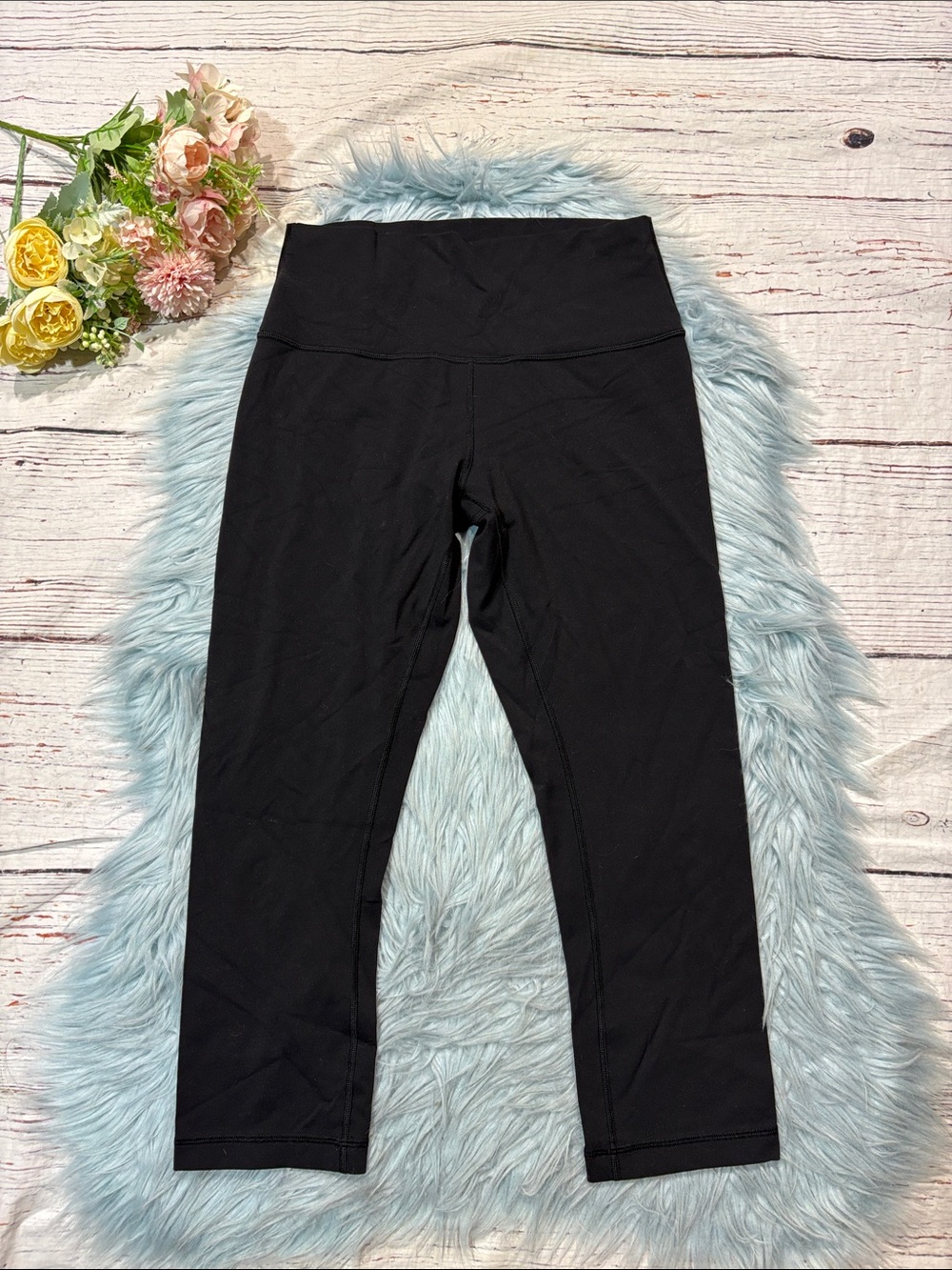 Lululemon Wunder Under Crop High-Rise 21 Luon Black Leggings
